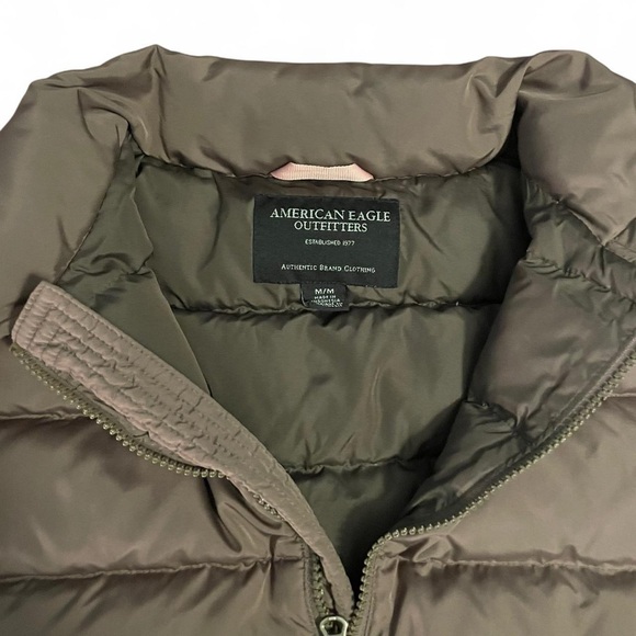 American Eagle Outfitters Puffer Vest - Dark Brown - Picture 3 of 4
